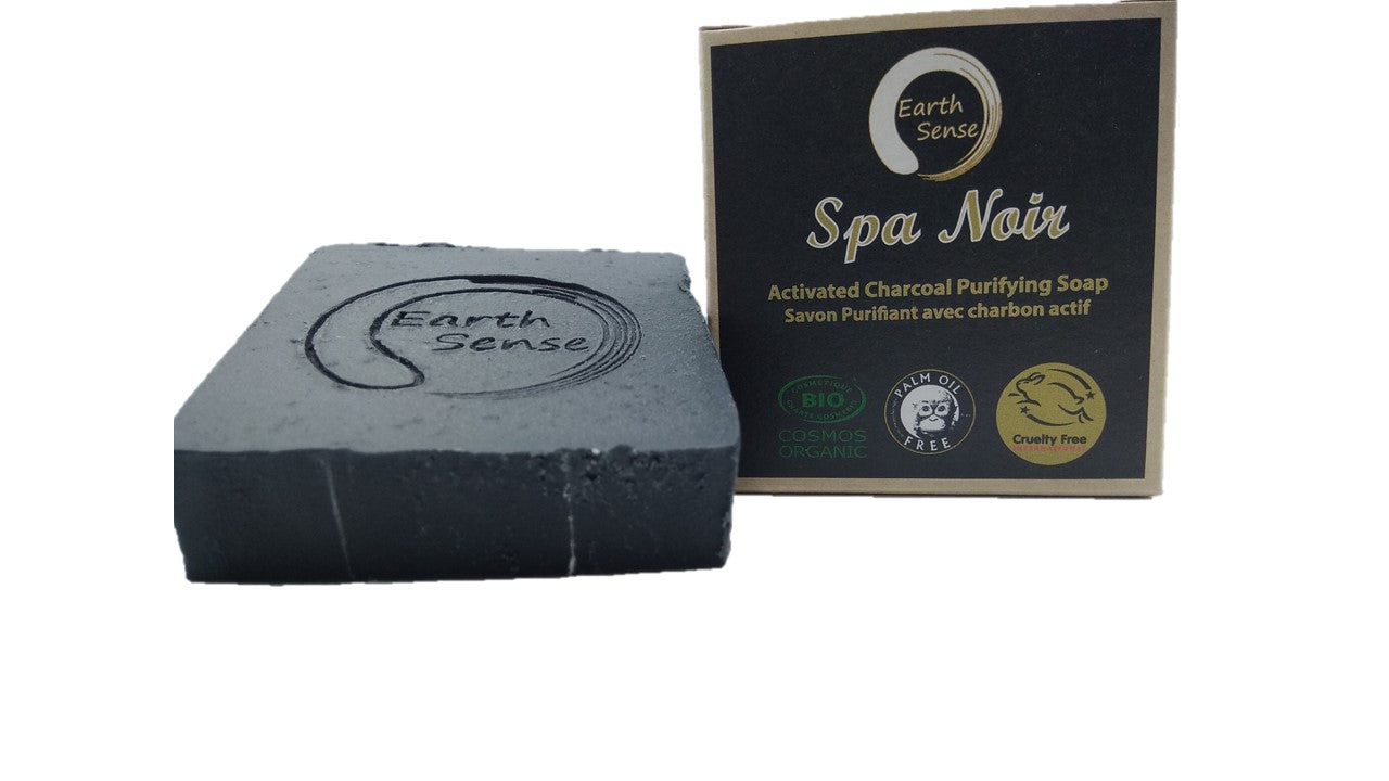 MINI BUNDLE - 4 x 90g Organic Certified Spa Noir - Solid Soap with activated charcoal-11